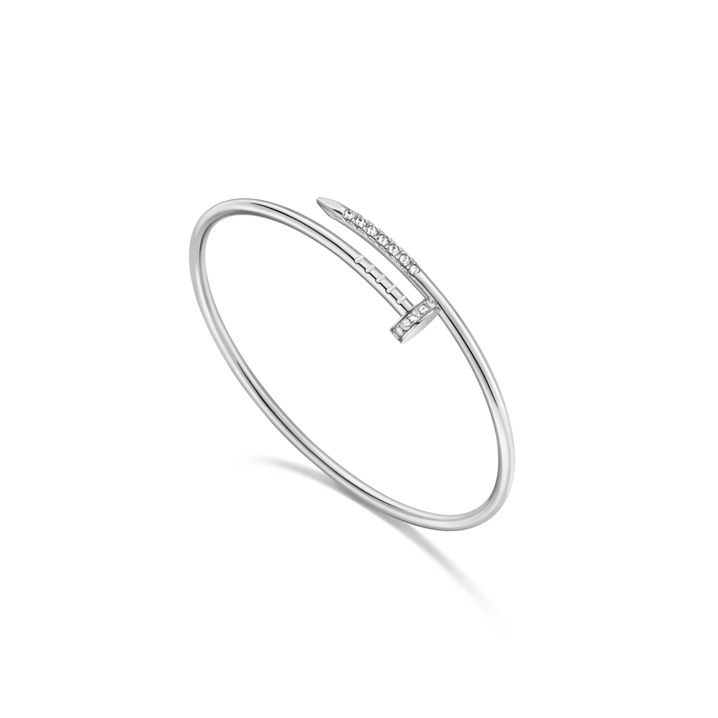 ca*t1er juste un clou bracelet small model reverse-set D1am0nds crb6092017
